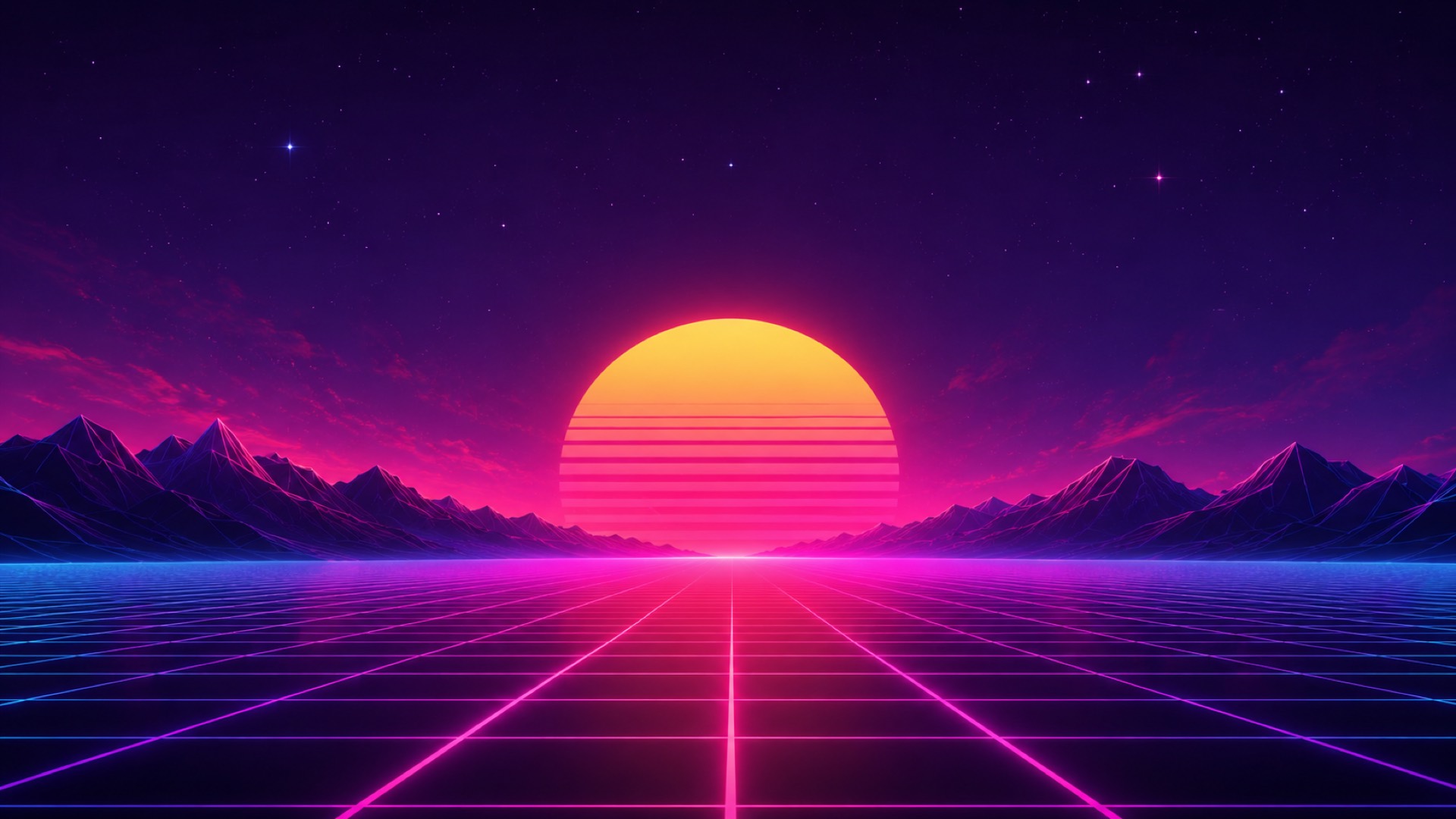 Synthwave artwork representing the Executive Signal Dashboard deployment pattern